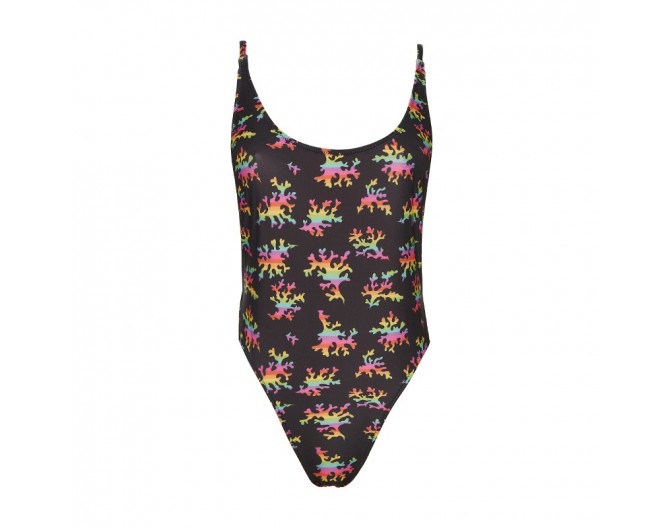 0016 babewatch rainbow corals black